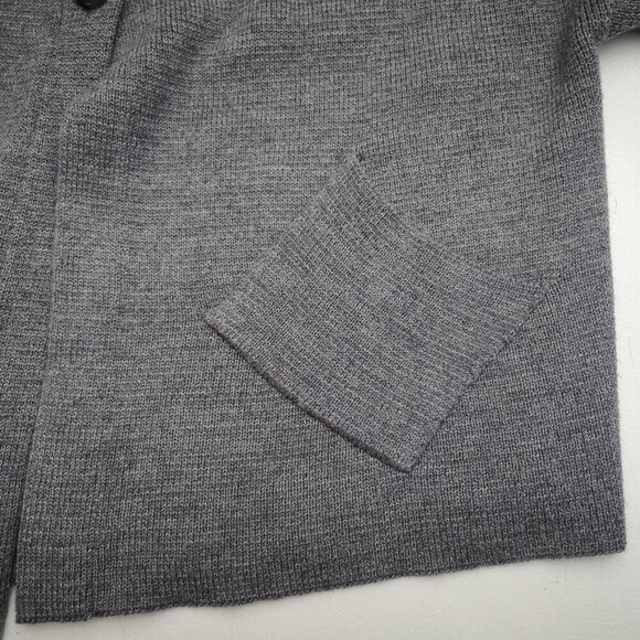 Cocogio Made in Italy Grey Ladies Size Medium Merino Wool Blend Cardigan - Picture 6 of 9